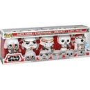 Funko POP! Star Wars Holiday Snowman Darth Vader Stormtrooper Boba Fett C-3PO R2-D2 5 pack exclusive special edition