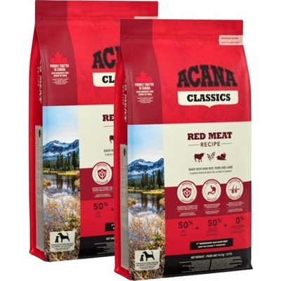Acana Dog Classics Red Meat SET 2 x 14,5 kg
