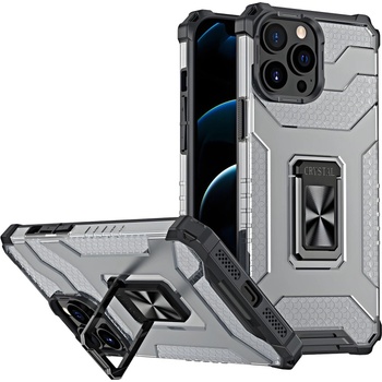 Apple Калъф Crystal Ring Case за Apple iPhone 13 Pro Max - Черен KP13924