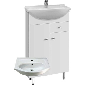 BPS-koupelny s keramickým umyvadlem Viviane S 55 ZV
