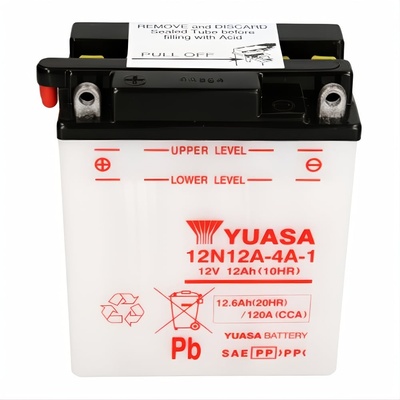 YUASA 12V 12Ah left+ 12N12A-4A-1
