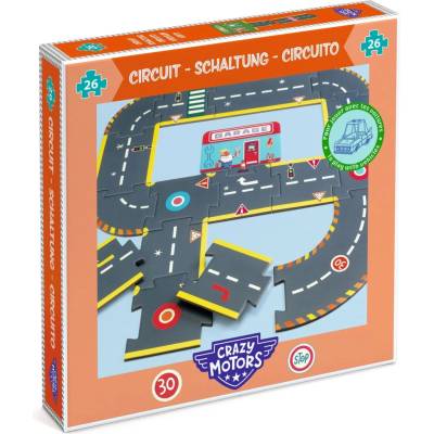Djeco Crazy Motors Obří závodní dráha 26 dílů