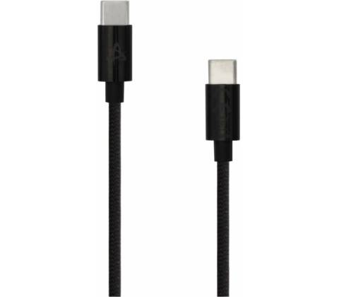 Sbox TYPEC-2-B USB-C samec/USB-C samec 2m černý