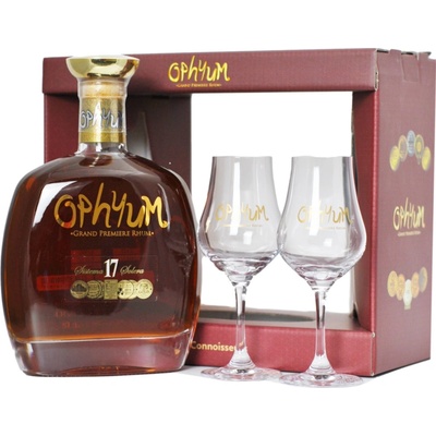 Ophyum 17 Solera 40% 0,7 l (dárkové balení 2 sklenice)