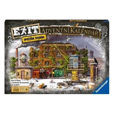 RAVENSBURGER EXIT Úniková hra Opuštěná továrna adventní kalendář