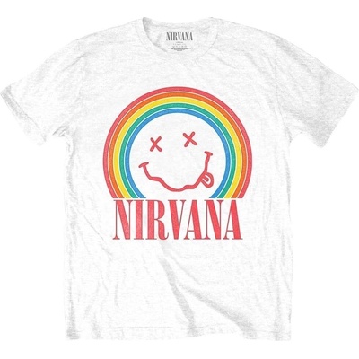 Nirvana Happy Face Rainbow White S Риза (NIRVTS49MW01)