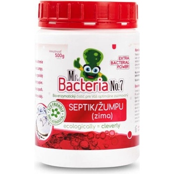 Aktivátor Mr.Bacteria No.7, zazimovač pre septik/žumpu, 500g