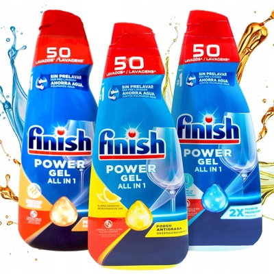 Finish gel All in1 do umývačky riadu 1,25 kg Mix 3 x 410 ml