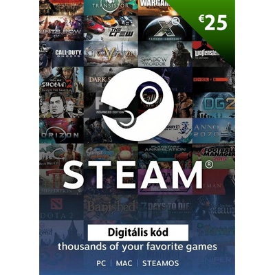 STEAM 25€ електронен лиценз