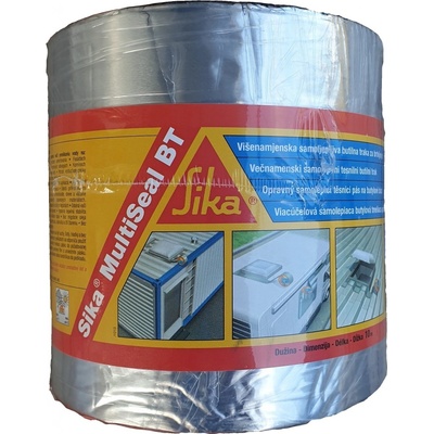 Sika MultiSeal-BT Aluminium Vysoce lepivá butylová těsnící páska 150 mm x 10 m