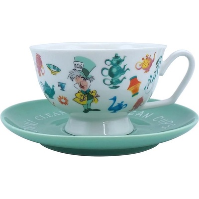 Disney Чаша и чинийка за чай Disney Alice In Wonderland