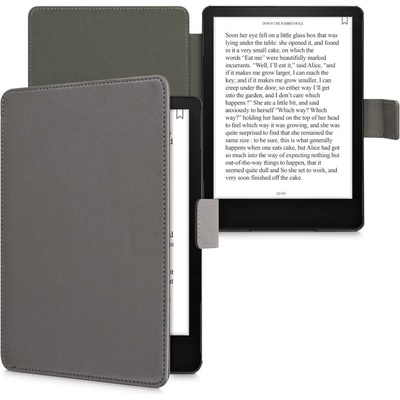 KW Mobile Kalibri Real Leather KA5626619 pre Amazon Kindle Paperwhite 5 2021 šedá koža