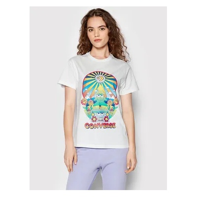 Converse Тишърт Nature Party Graphic 10024245-A02 Бял Standard Fit (Nature Party Graphic 10024245-A02)