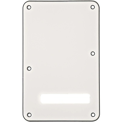Fender Stratocaster Backplate White W/B/W, 3-Ply