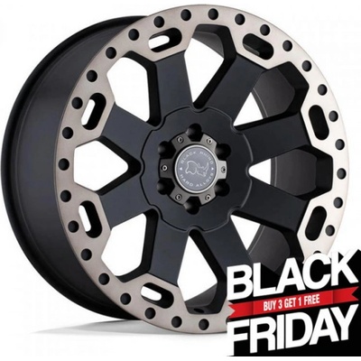 BLACK RHINO WARLORD 8x18 5x127 ET30 matte black