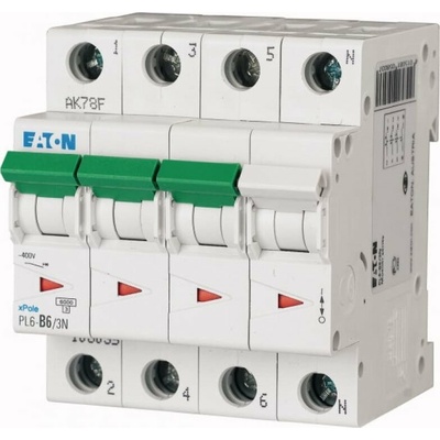 Eaton 3P+NC 2A 6kA AC PL6-C2/3N 106905