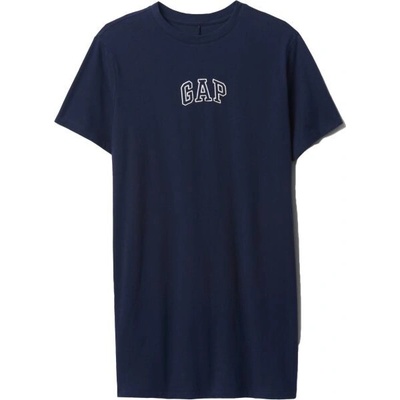 GAP V-FRCH Logo dámske šaty tmavo modrá