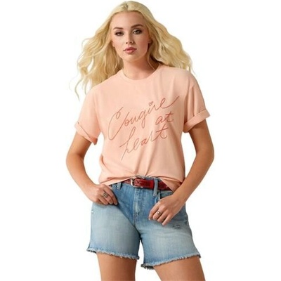 Ariat Dámské triko Cowgirll At Heart růžové – Zboží Dáma