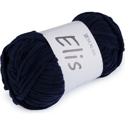 Pletací žinylková příze Elis 100 g Varianta: 10 (13) modrá pařížská, Balení: 1 ks