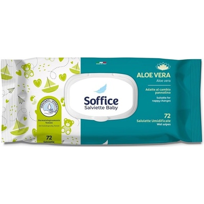 Soffice Baby Vlhčené obrúsky aloe vera 72 ks