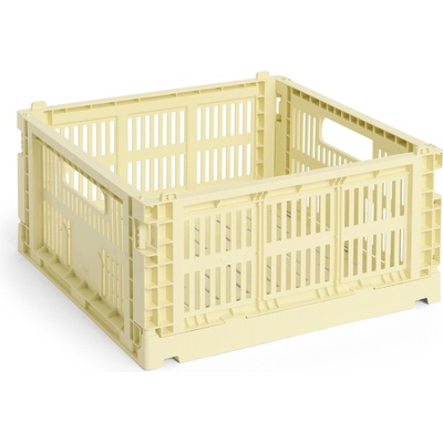 Hay Colour Crate Кутия за съхранение Square, размер M, светложълт (AB634-F125-AB86)
