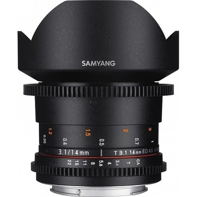 Samyang 14mm T3.1 VDSLR ED AS IF UMC II Pentax K