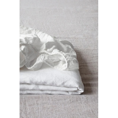 Linen Tales White prostěradlo bílé 180x200