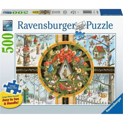 RAVENSBURGER Vánoční zpěvné ptactvo XXL 500 dielov