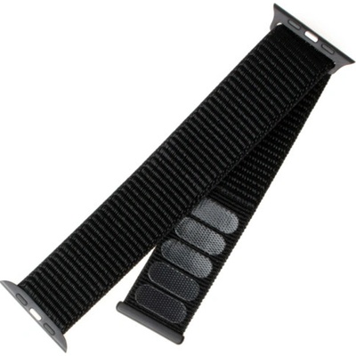 FIXED Nylon Strap na Apple Watch 42 mm/44 mm čierny FIXNST-434-BK