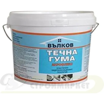 Image 1 of ВЪЛКОВ ТЕЧНА ГУМА АКРОФЛЕКС 4кг ЧЕРВЕН