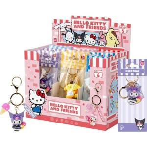 YuMe Ключодържател YuMe Animation: Sanrio - Hello Kitty, Tea Party Series, асортимент (TOY-0243)
