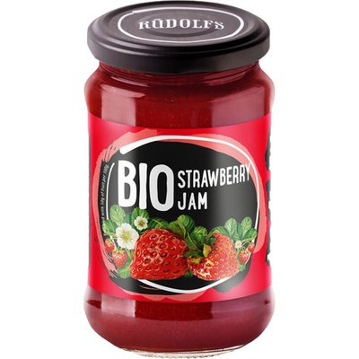Rūdolfs Rudolfs BIO Jahodový džem, 400 g