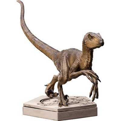 Iron Studios Jurassic Park Velociraptor B Icons socha