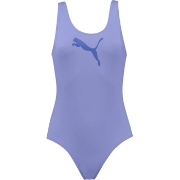 PUMA Бански костюм Puma Women's One Piece Swimsuit - Elektro Purple