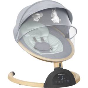 KikkaBoo Електрическа люлка Ashlee Light Grey 2025 (31005010090) - tary