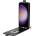 Samsung Galaxy S23 FE 5G Flip3 Кожен Калъф и Протектор