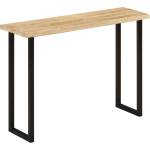 vidaXL Конзолна маса с жив ръб 105x33x76 см масивно мангово дърво (372765)