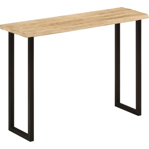 vidaXL Конзолна маса с жив ръб 105x33x76 см масивно мангово дърво (372765)