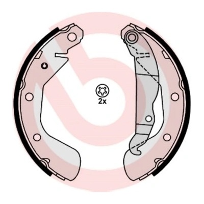 Sada brzdových čelistí BREMBO S 59 514
