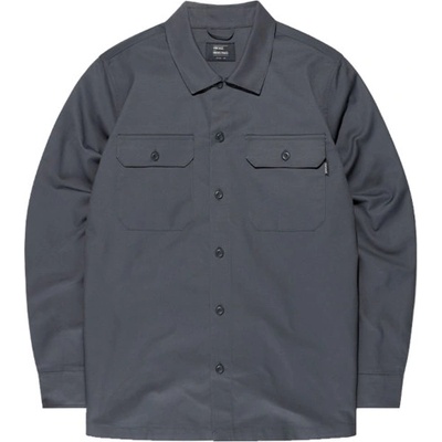 Vintage Industries košeľa Harris mid grey