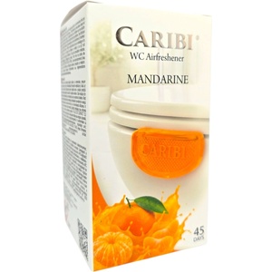  Caribi, WC ароматизатор, Външно поставяне, Мандарина, 45 дни