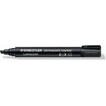 STAEDTLER Маркер Staedtler Lumocolor Perm наклонен 2-5мм черен (350-9)