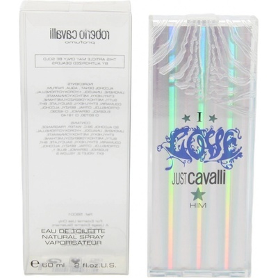 Roberto Cavalli Just Cavalli I Love Him toaletná voda 60 ml pánska