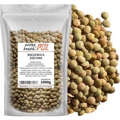 Kol-pol Zelená čočka 1 kg