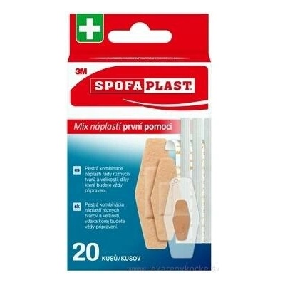 3M Spofaplast č.607 Náplasti první pomoci 20 ks