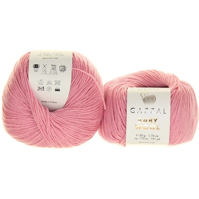 Gazzal Baby Wool 845 starorůžová