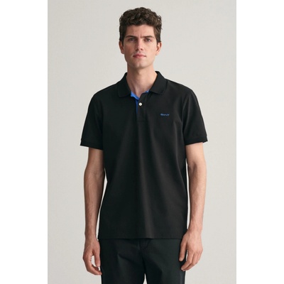 Gant Reg Contrast Pique SS Rugger Black