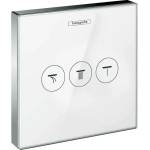 Hansgrohe Скрит превключвател за душ Hansgrohe ShowerSelect бял/хром с 3 изхода (15736400)