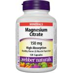 Webber Naturals Magnesium Citrate High Absorption 150 mg [120 капсули]