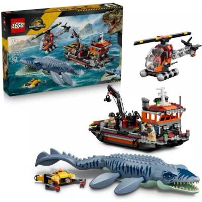 LEGO® Jurassic World - Mosasaurus Dinosaur Boat Attack (77983)